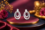 Chic Lab Grown Solitaire Studs 1.52 Carat FG-VVS