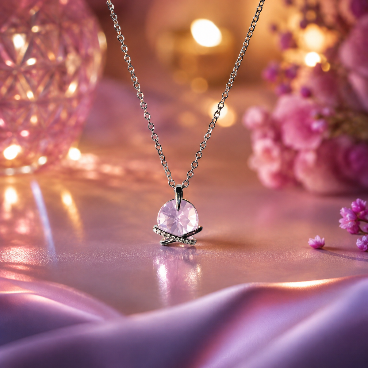 Blush Moonlit Whisper Pendant