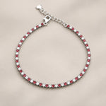 Ruby Radiance Tennis Bracelet