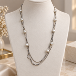 Pearl Elan – Triple Mala Necklace