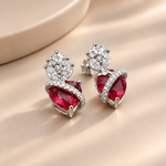 Ruby Royale Earrings