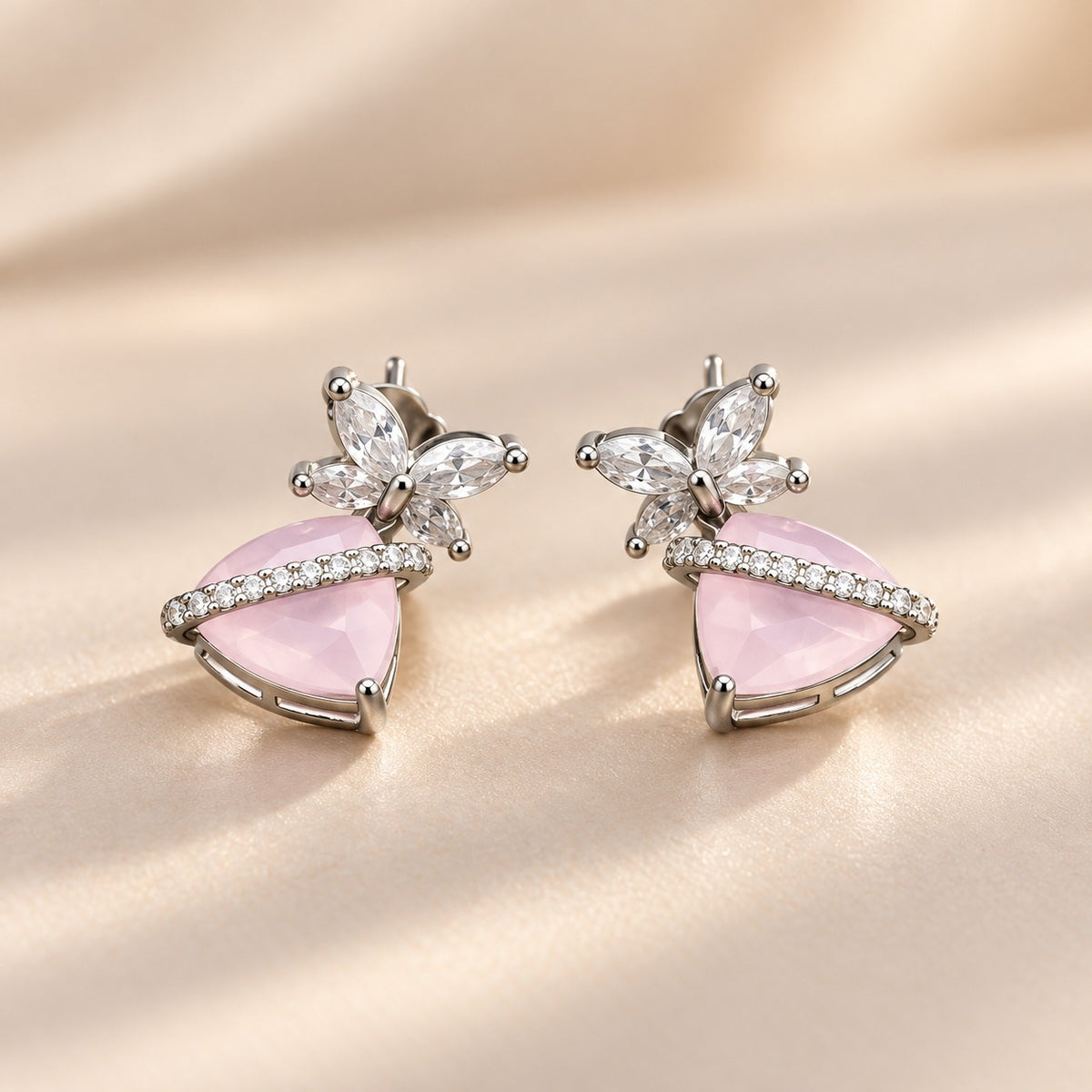 Celestia Petal Drop Earrings