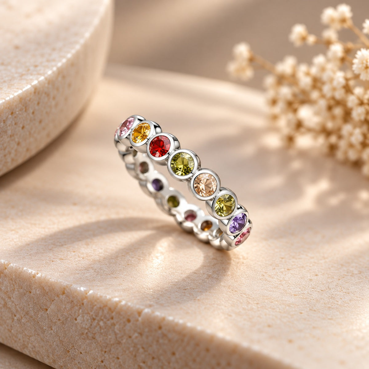 Celeste Gemstone Band